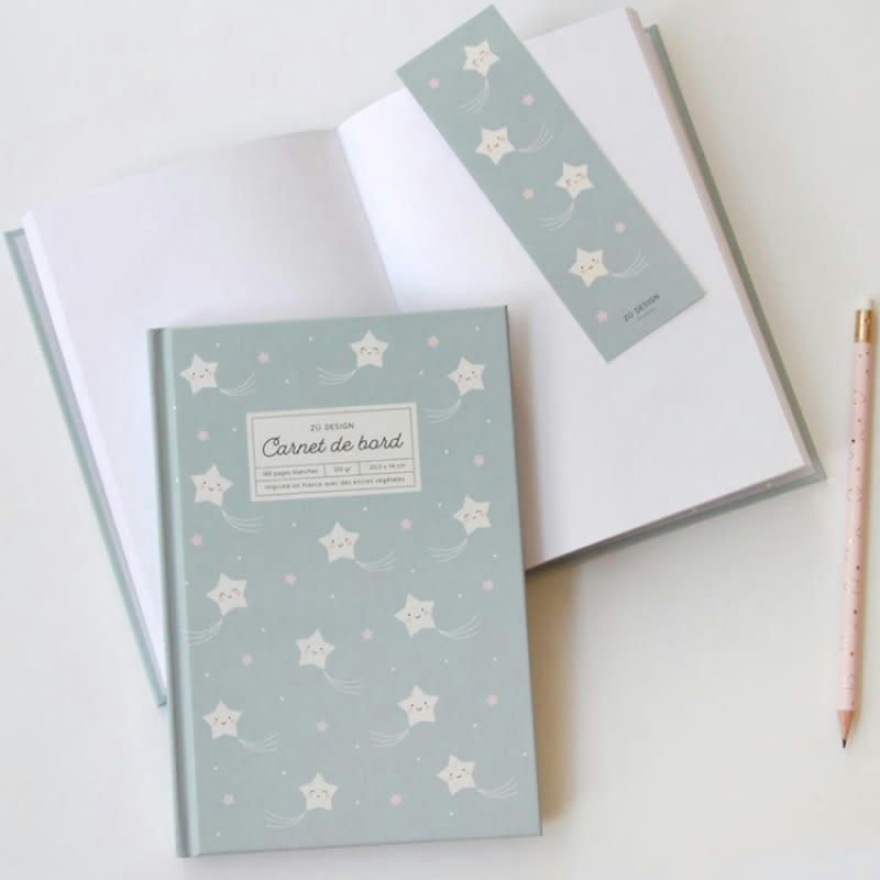 - Carnet de bord Etoile (160 pages blanches)