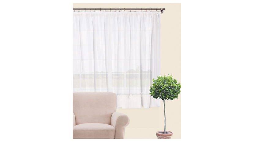Firana Winter taśma 300x160 cm biała