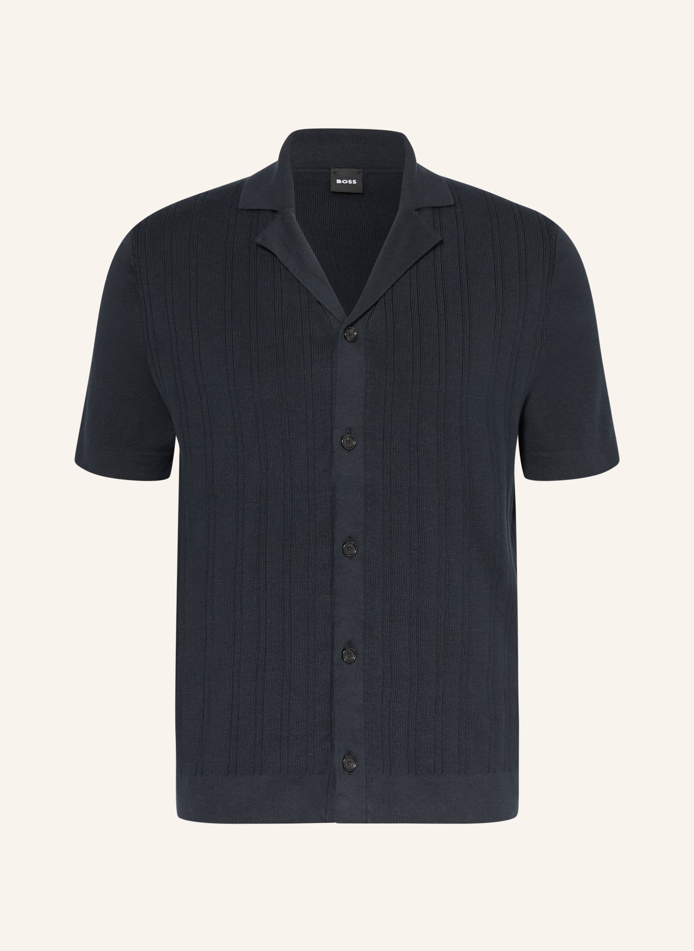 BOSS Strickhemd NERI Slim Fit
