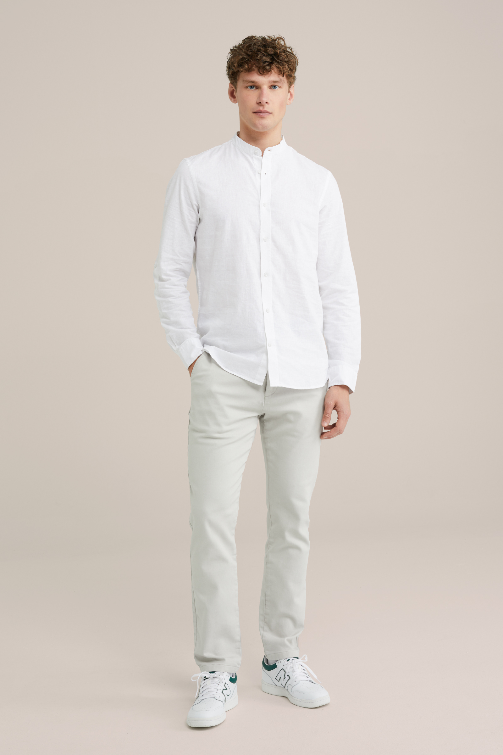 Heren Slim fit chino met stretch