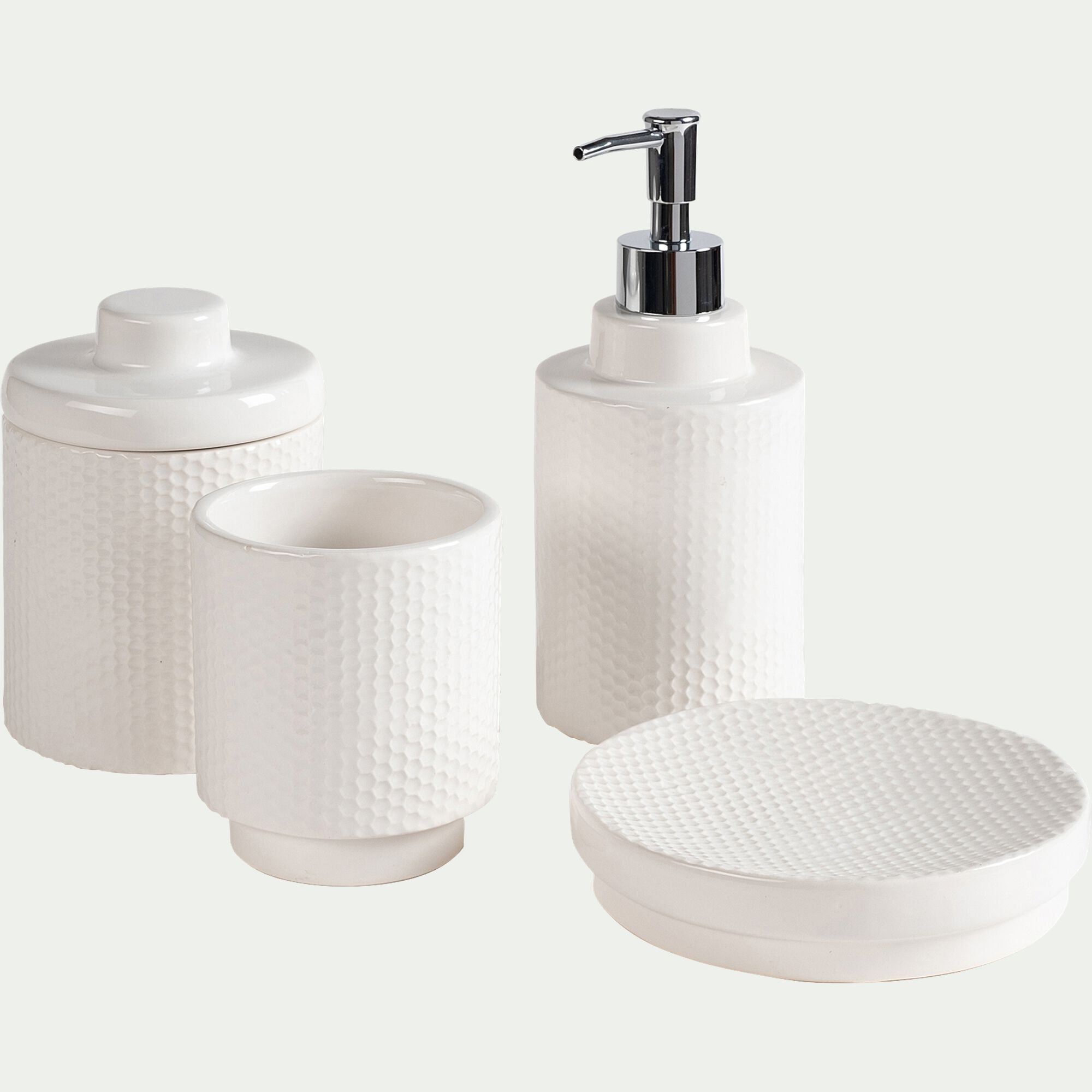 GHIBO - Set de salle de bain en céramique