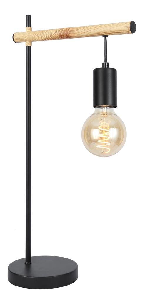 Lampa gabinetowa IZZY 1x60w e27 czarny