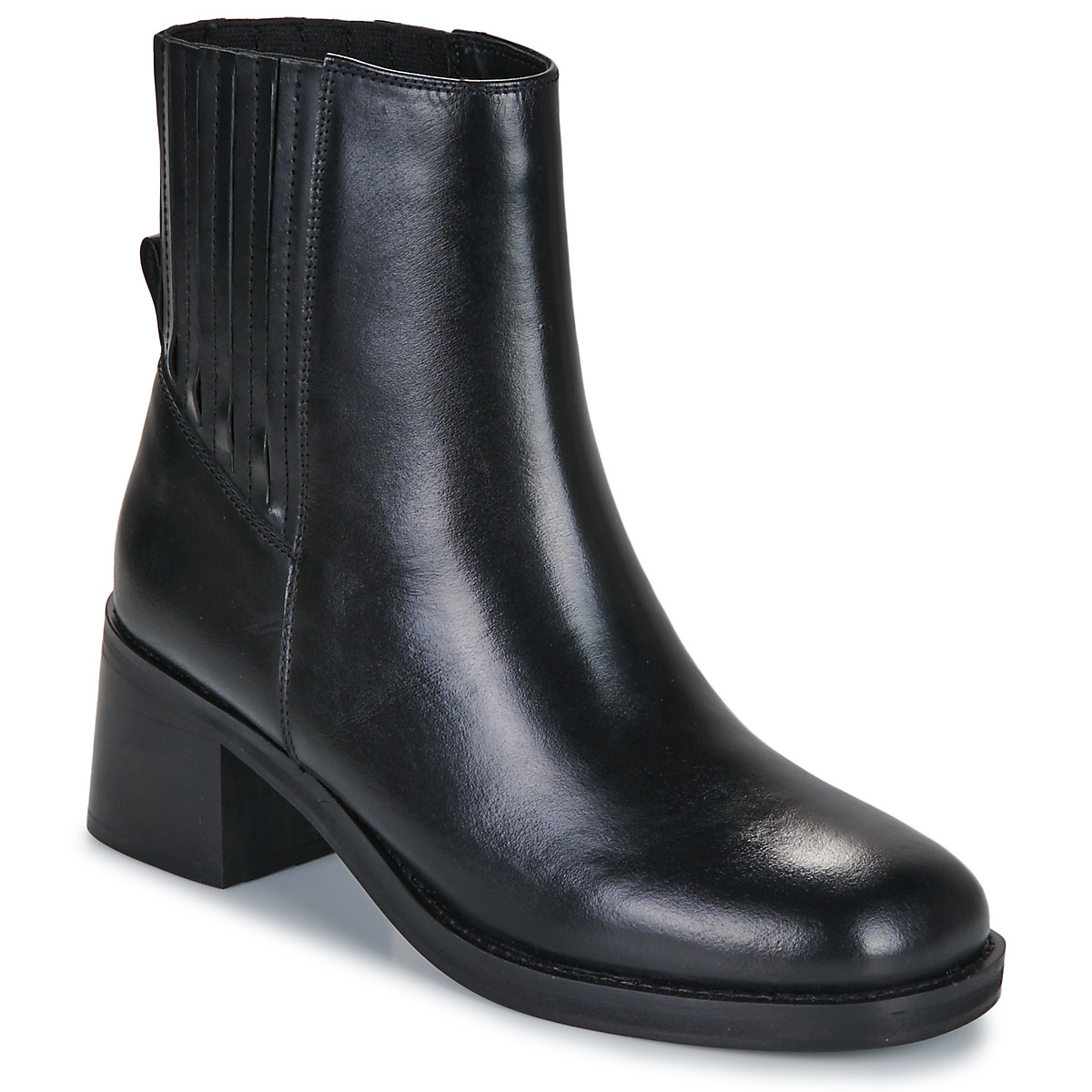 Betty London - MAUD AVEC ELASTIQUE  RECOUVERT - Black