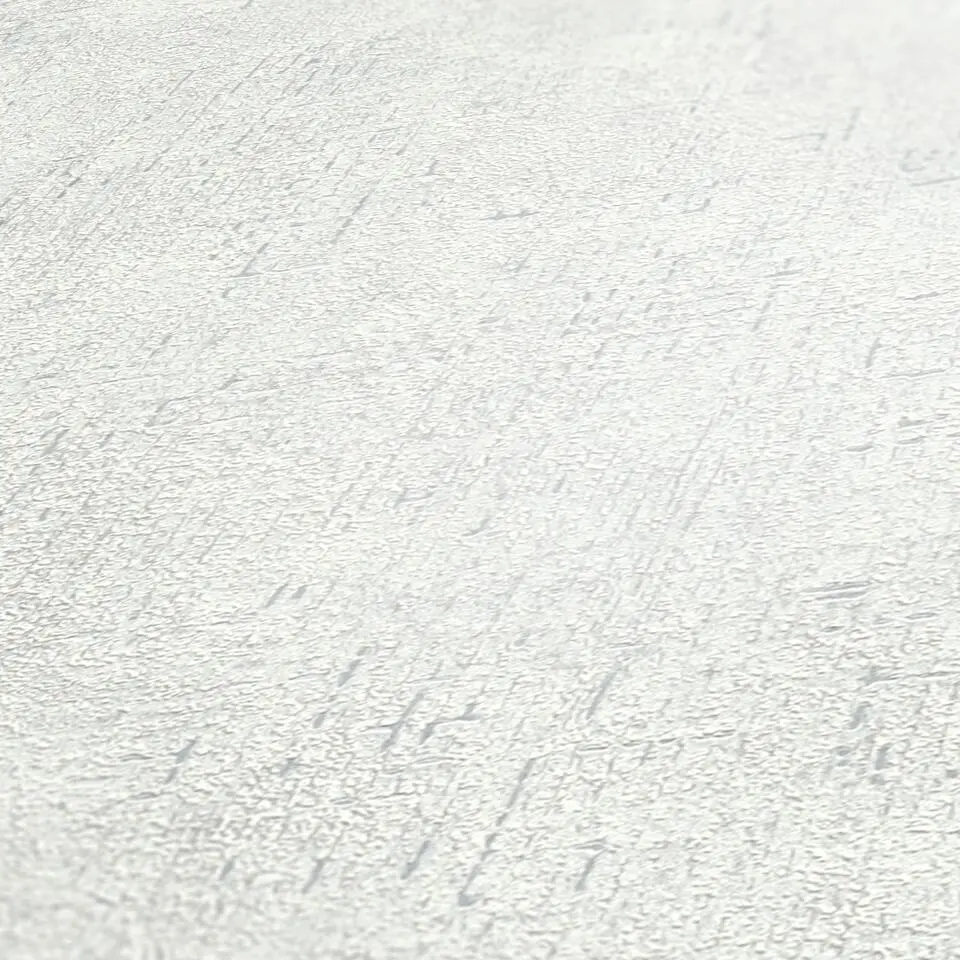 A.S. Cr&eacute;ation behang geschilderd effect wit en glanzend wit - 53 cm x 10.05 m