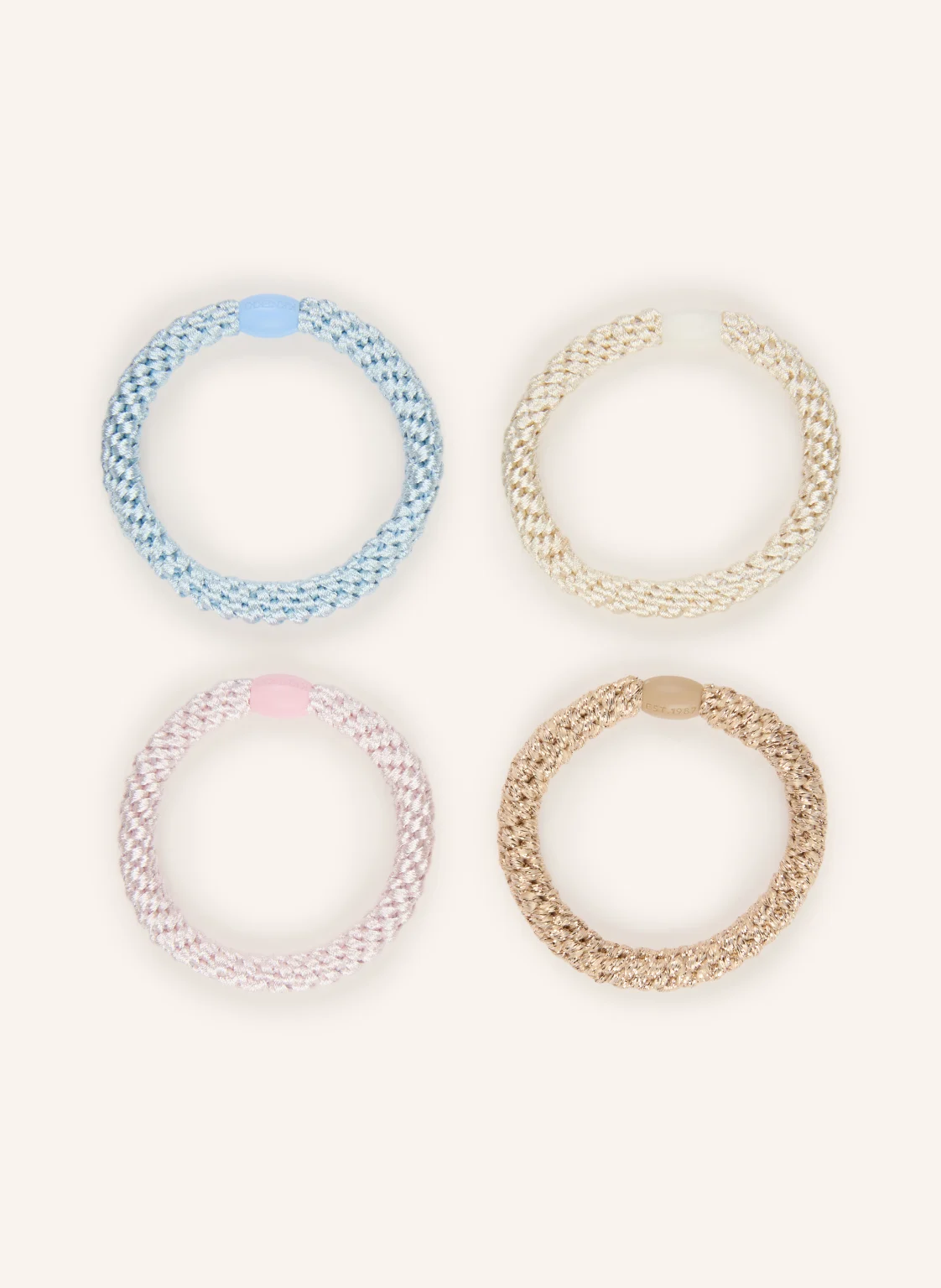 KKNEKKI 4er-Set Haargummis