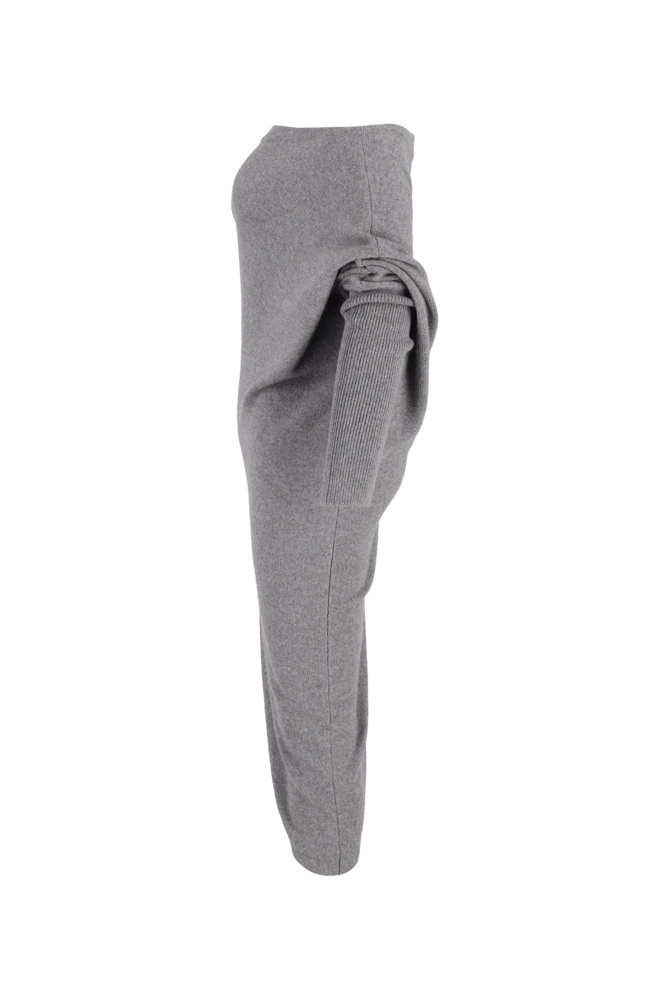 Tom Ford Preloved Off-Shoulder Dress in Grey Cashmere