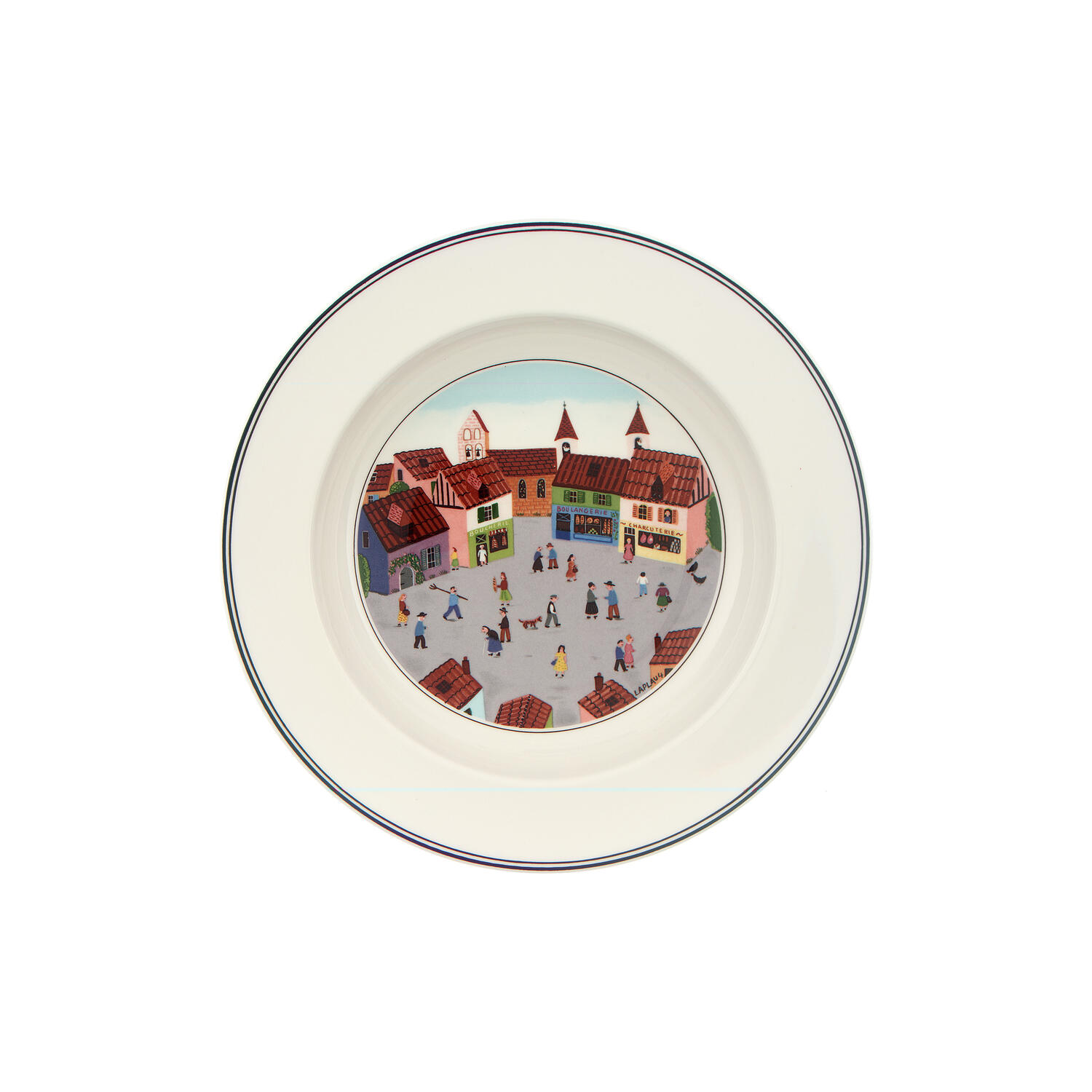 Design Naif dyb tallerken ø 21 cm, village