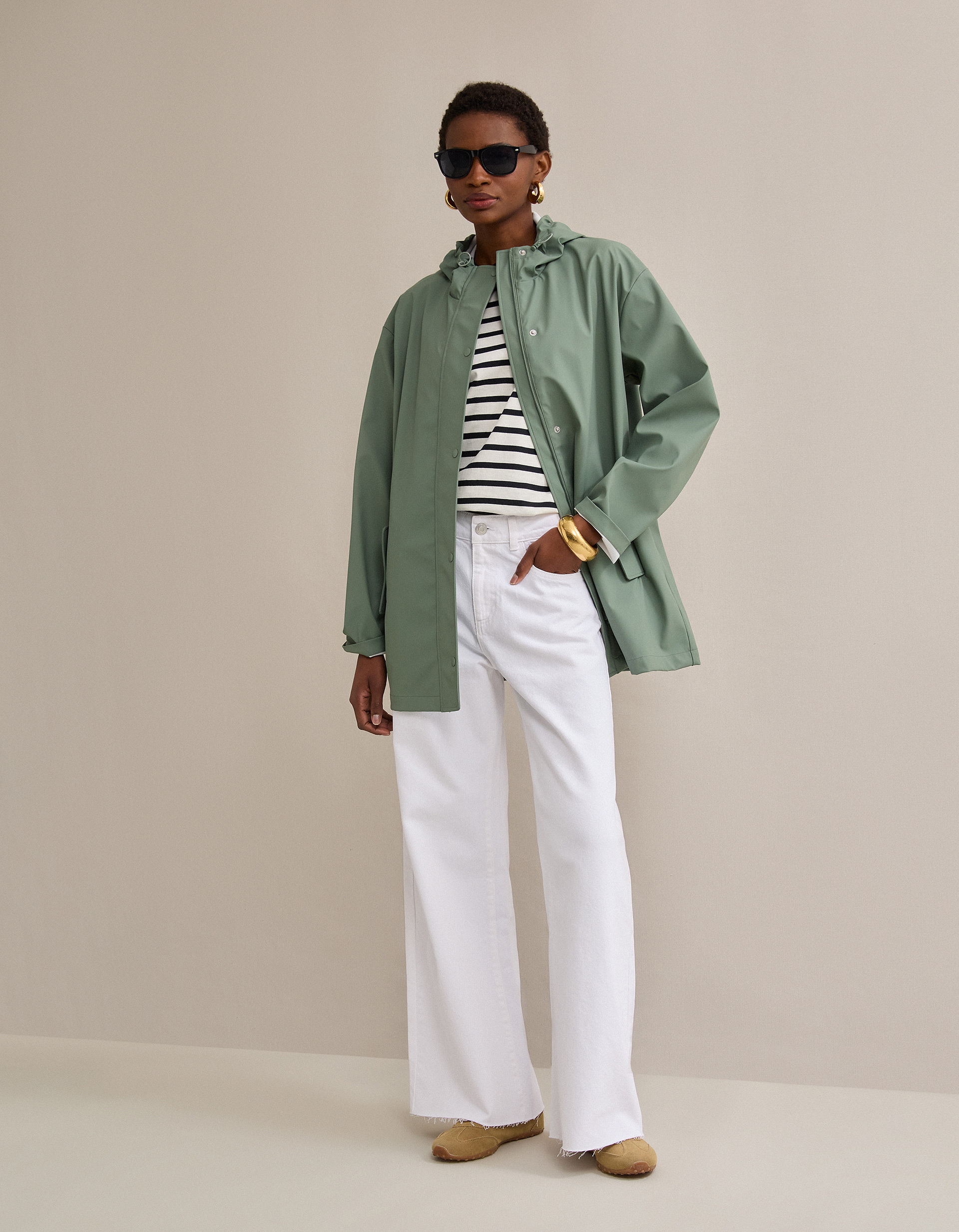 Parka, Mulher, Verde