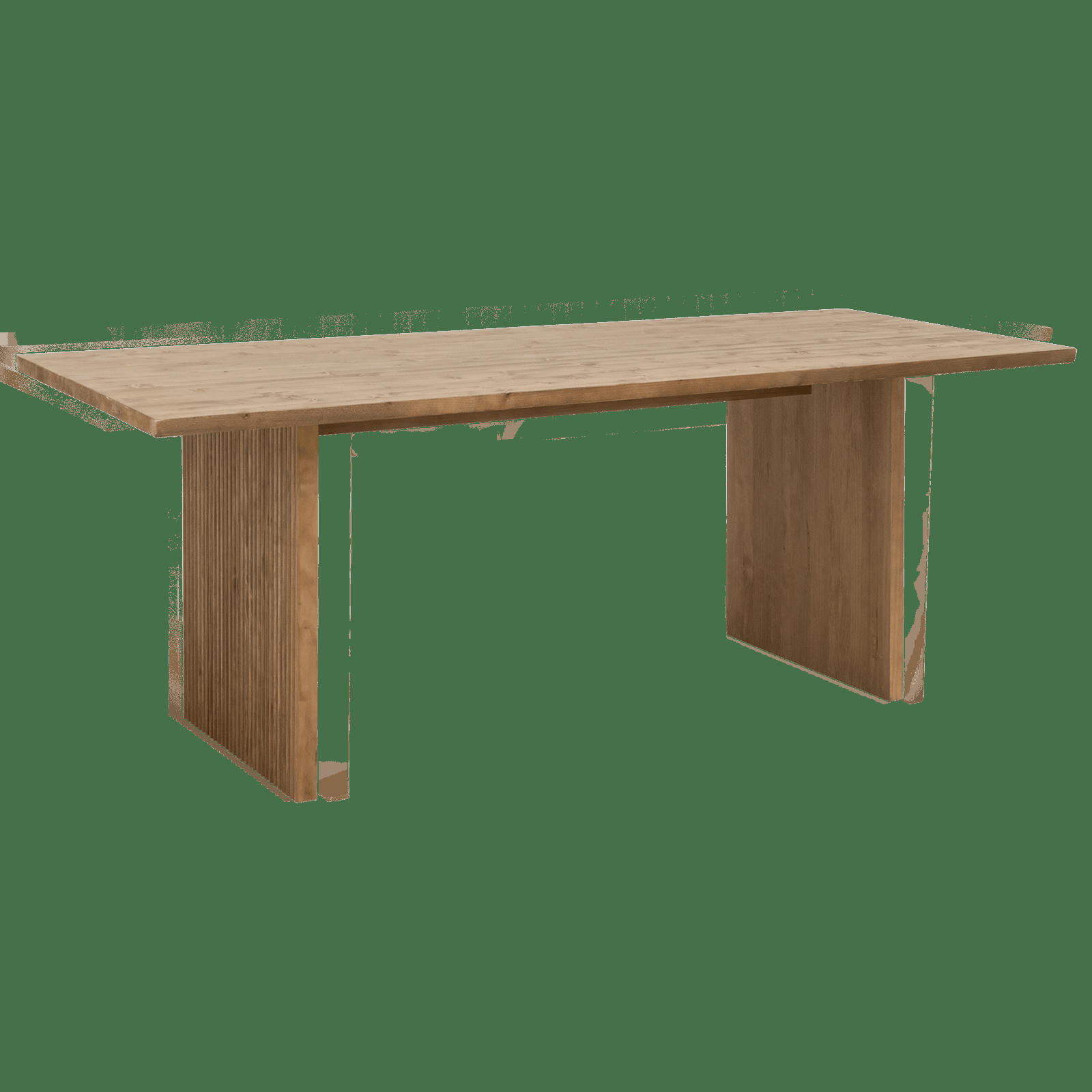 BALI - Table de salle à manger en bois vieilli 180x75