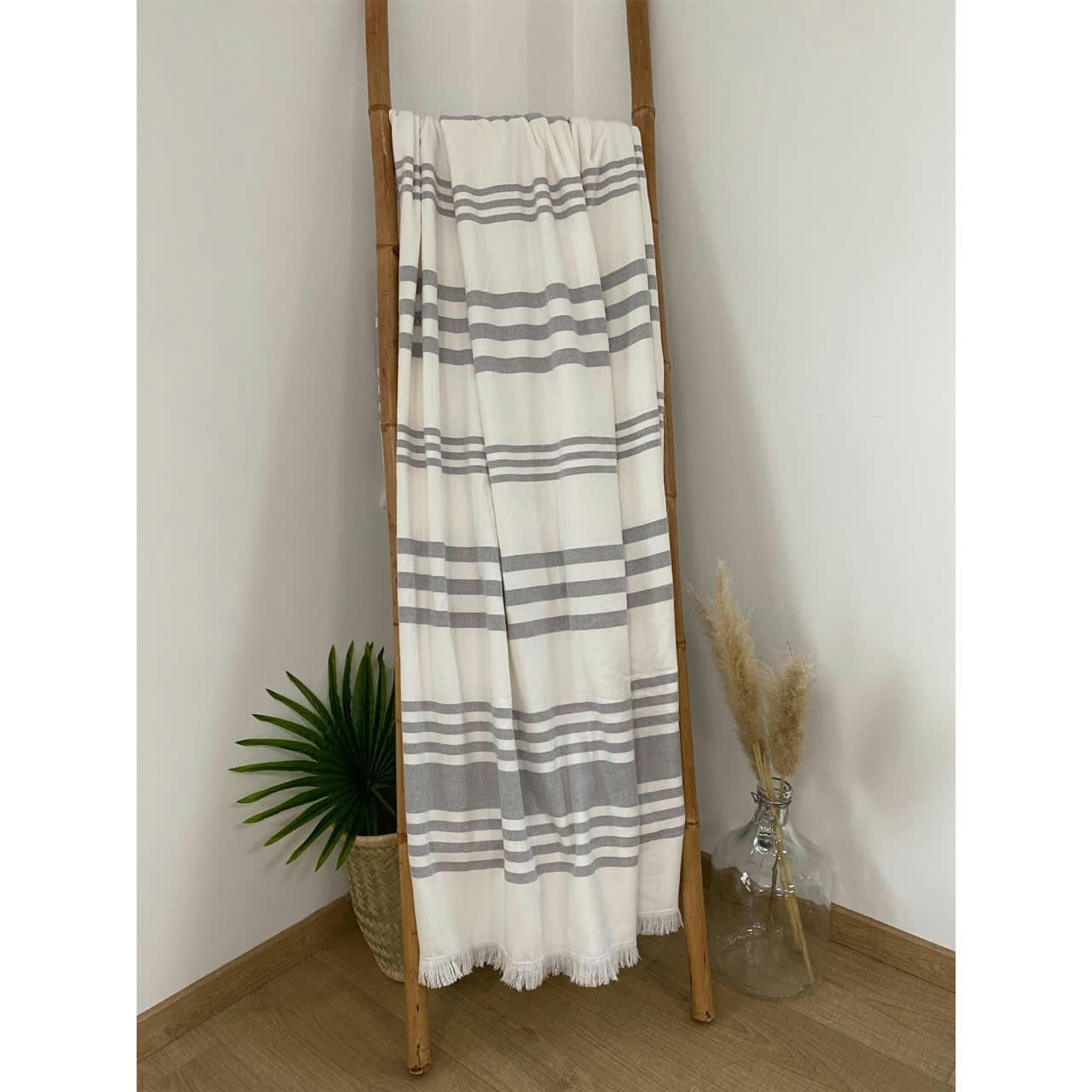 DOUBLÉE ÉPONGE - Fouta coton doublée éponge 