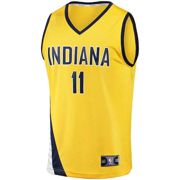 Domantas Sabonis Indiana Pacers  Fast Break Replica Jersey - Statement Edition - Gold