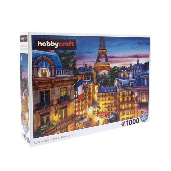 Moonlight Paris Romance Jigsaw Puzzle 1000 Pieces
