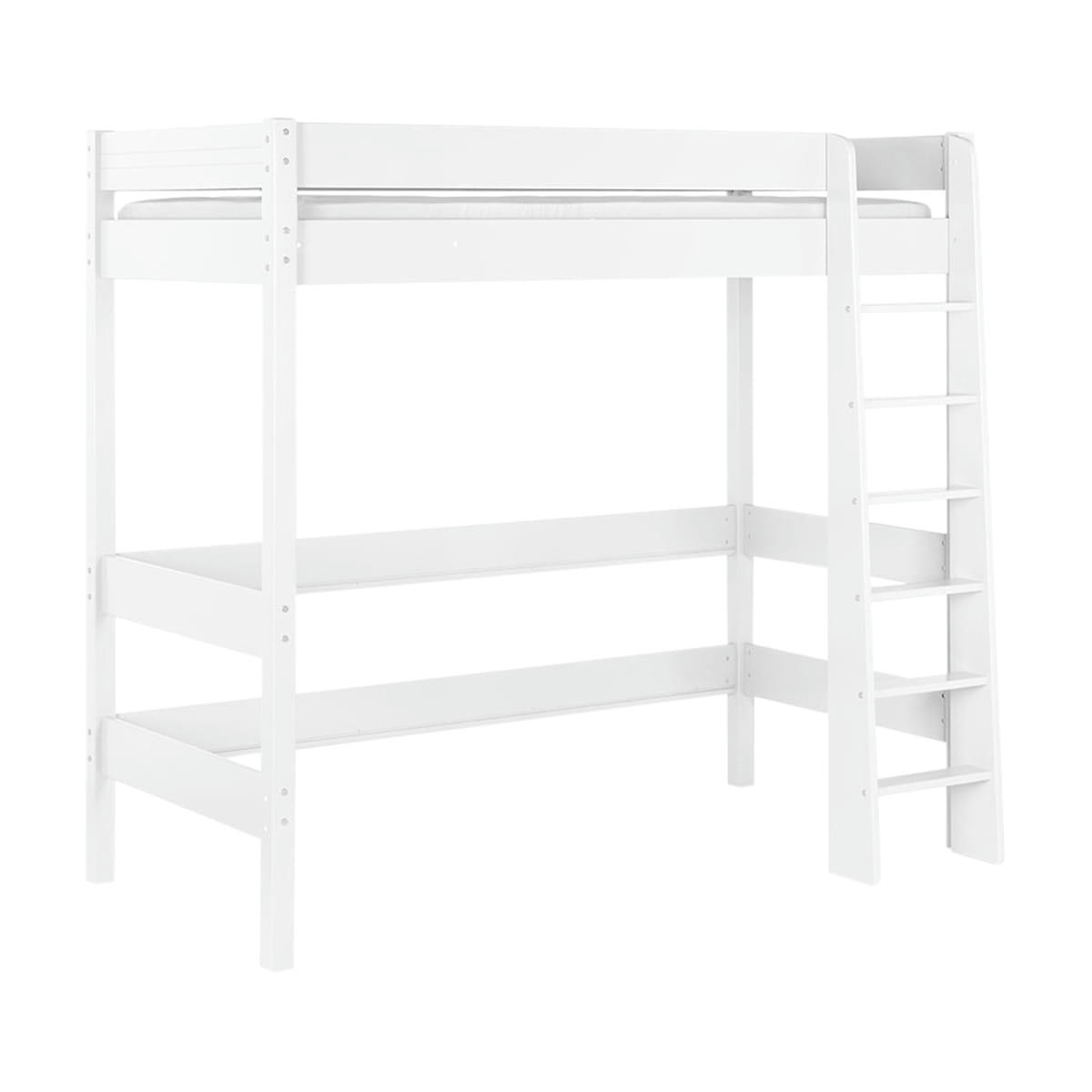 CLEA - Lit mezzanine 90x190 cm bois massif