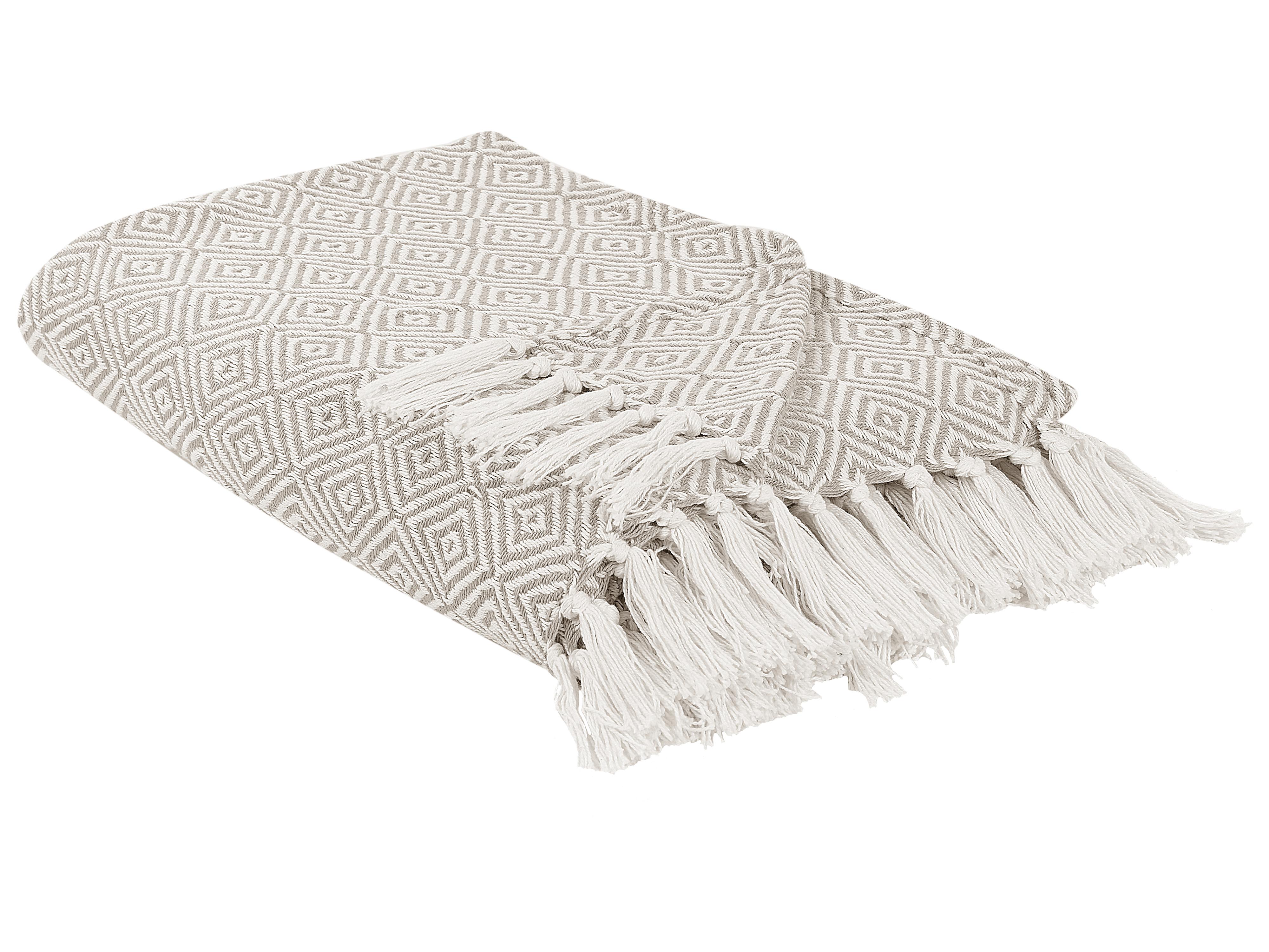 Bedspread TOUTLI Cotton 200 x 220 cm Taupe