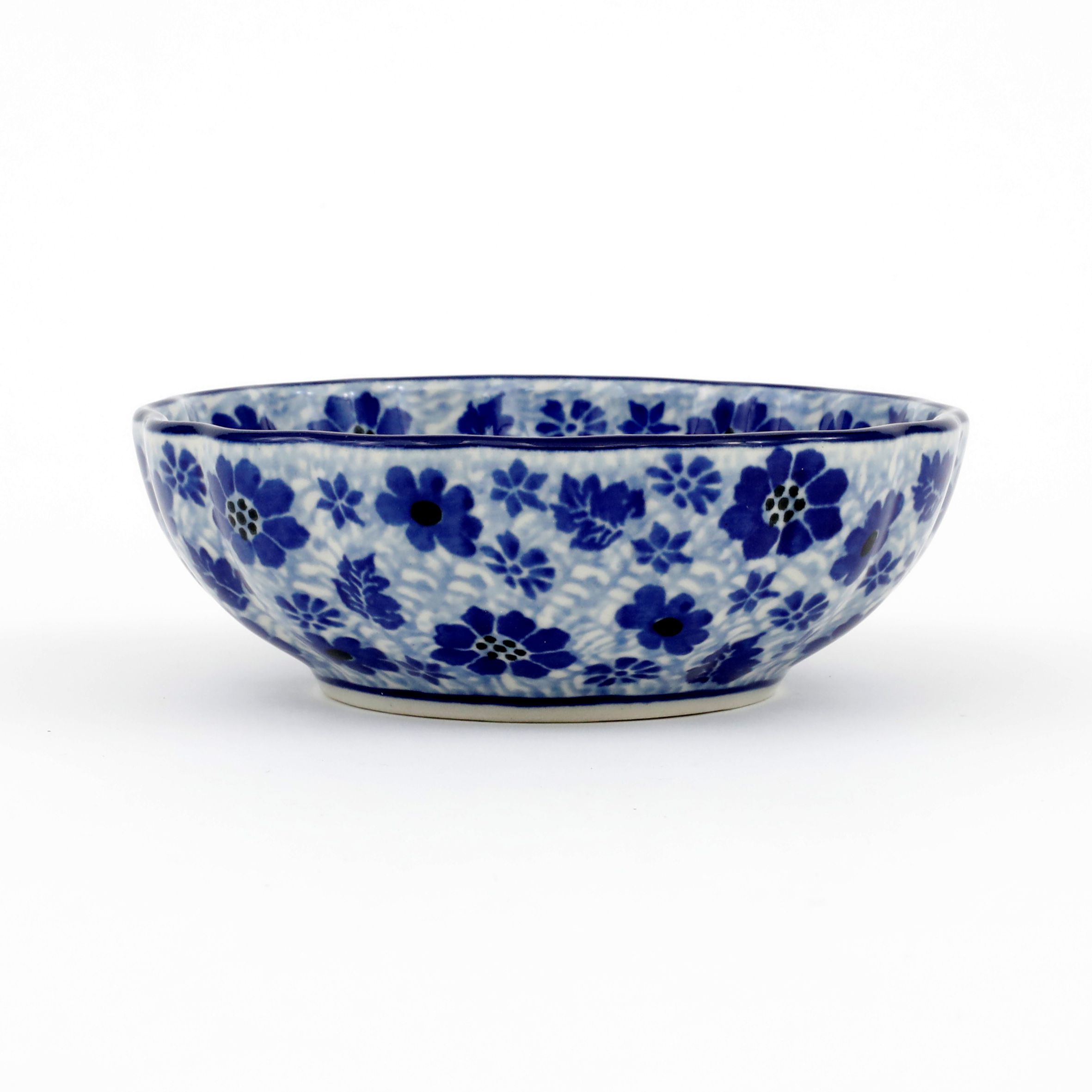 Miska muszelka 023 h-4cm  1443X Ważka w kwiatach