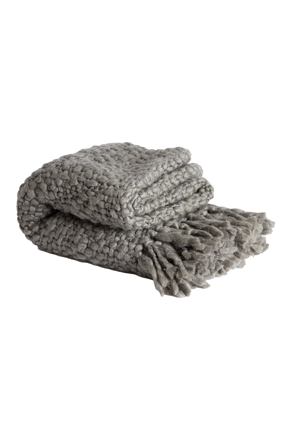 Light & Living plaid RISCA - 170x130x0.5cm - grijs