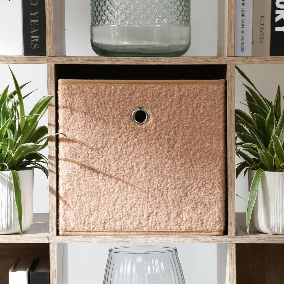 Calicosy - Opvouwbare kubus - Beige - 27x28x28 cm