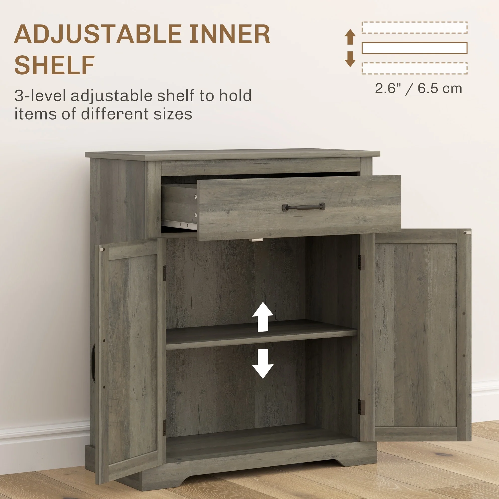 Sideboard Buffet Cabinet Coffee Bar Storage Cabinet