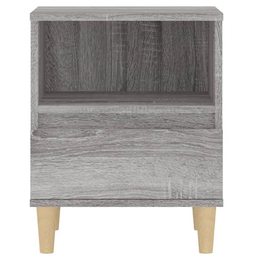 NNEVL Bedside Cabinets 2 pcs Grey Sonoma 40x35x50 cm