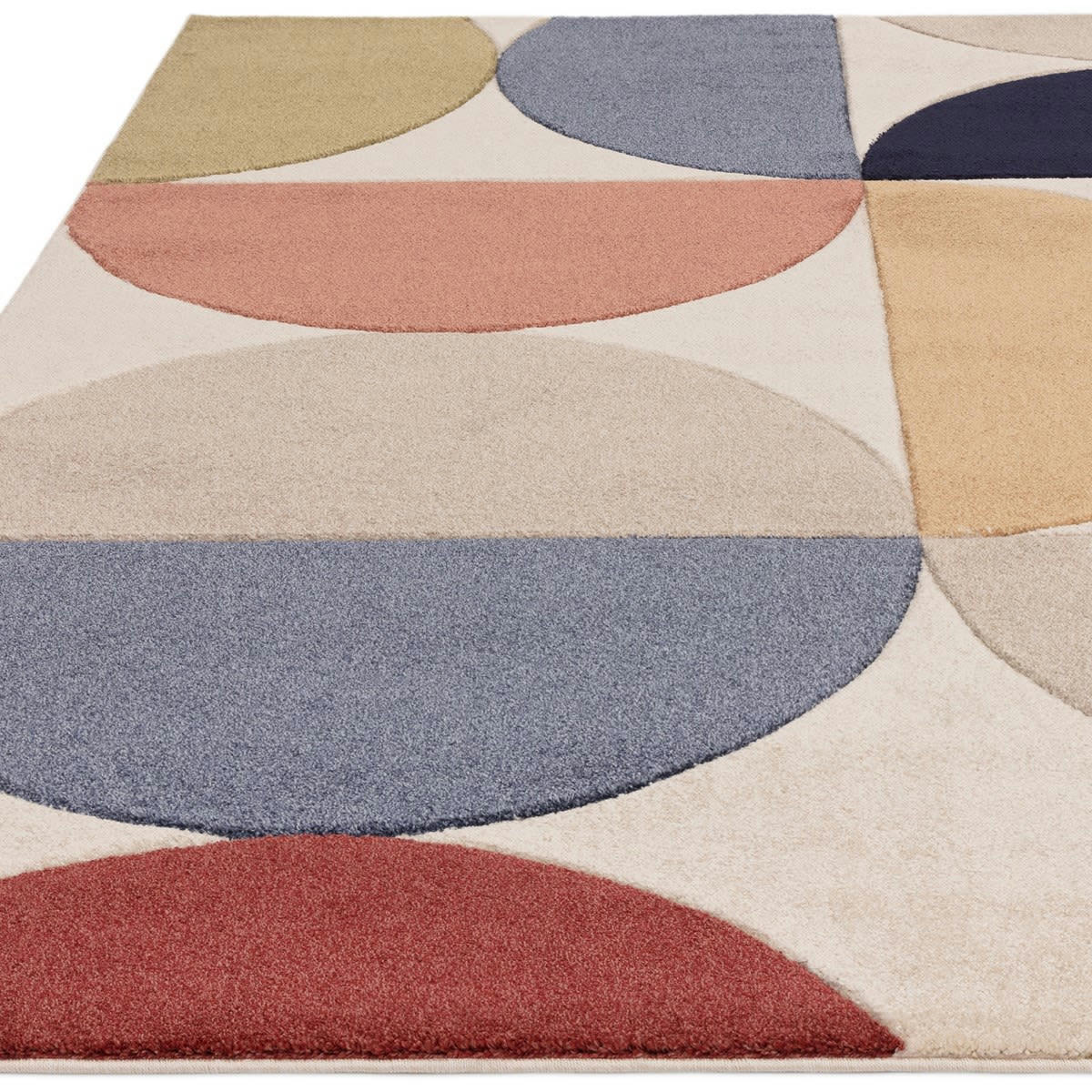 CURVO - Tapis de salon en polypropylène multicolore 200x290 cm
