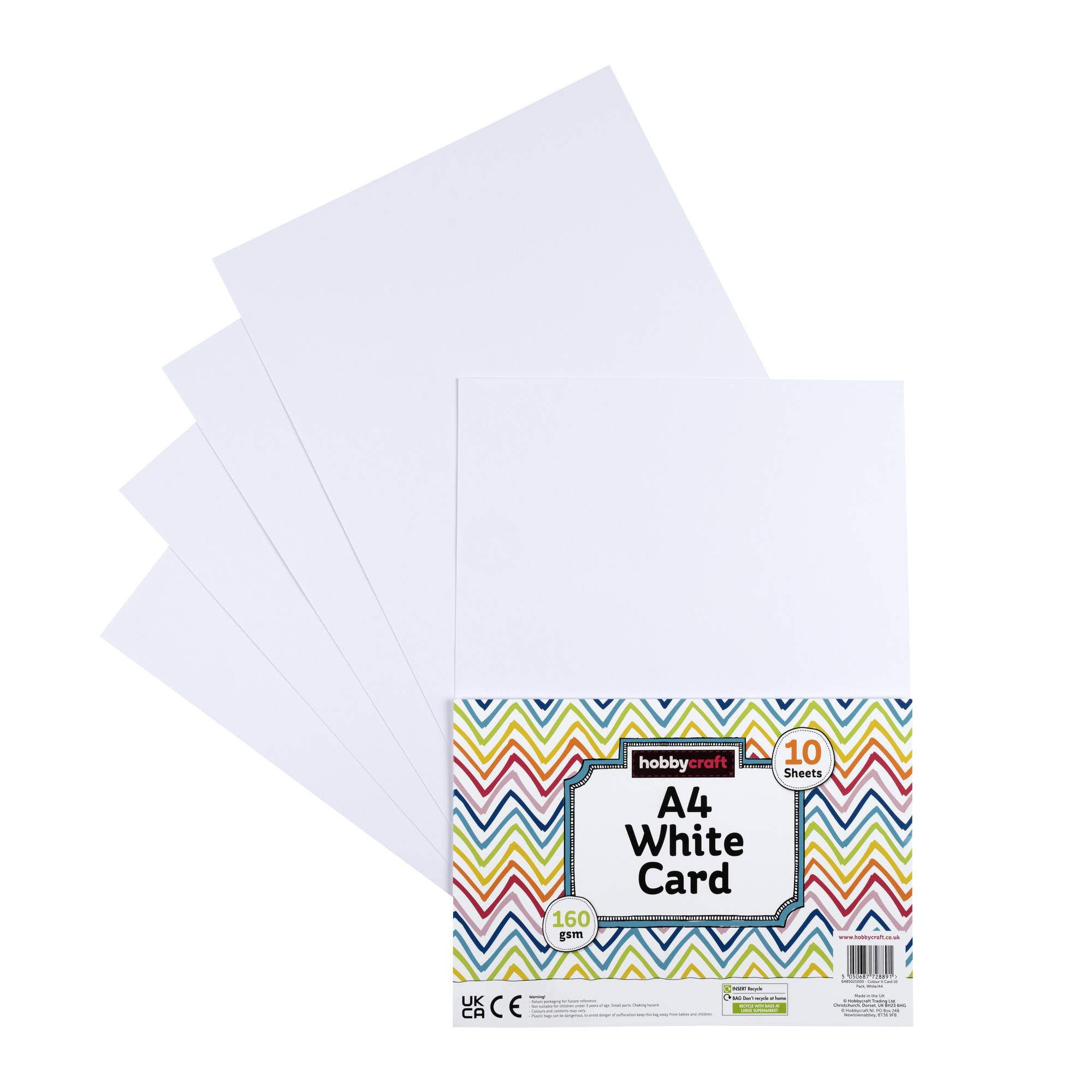 White Card A4 10 Pack