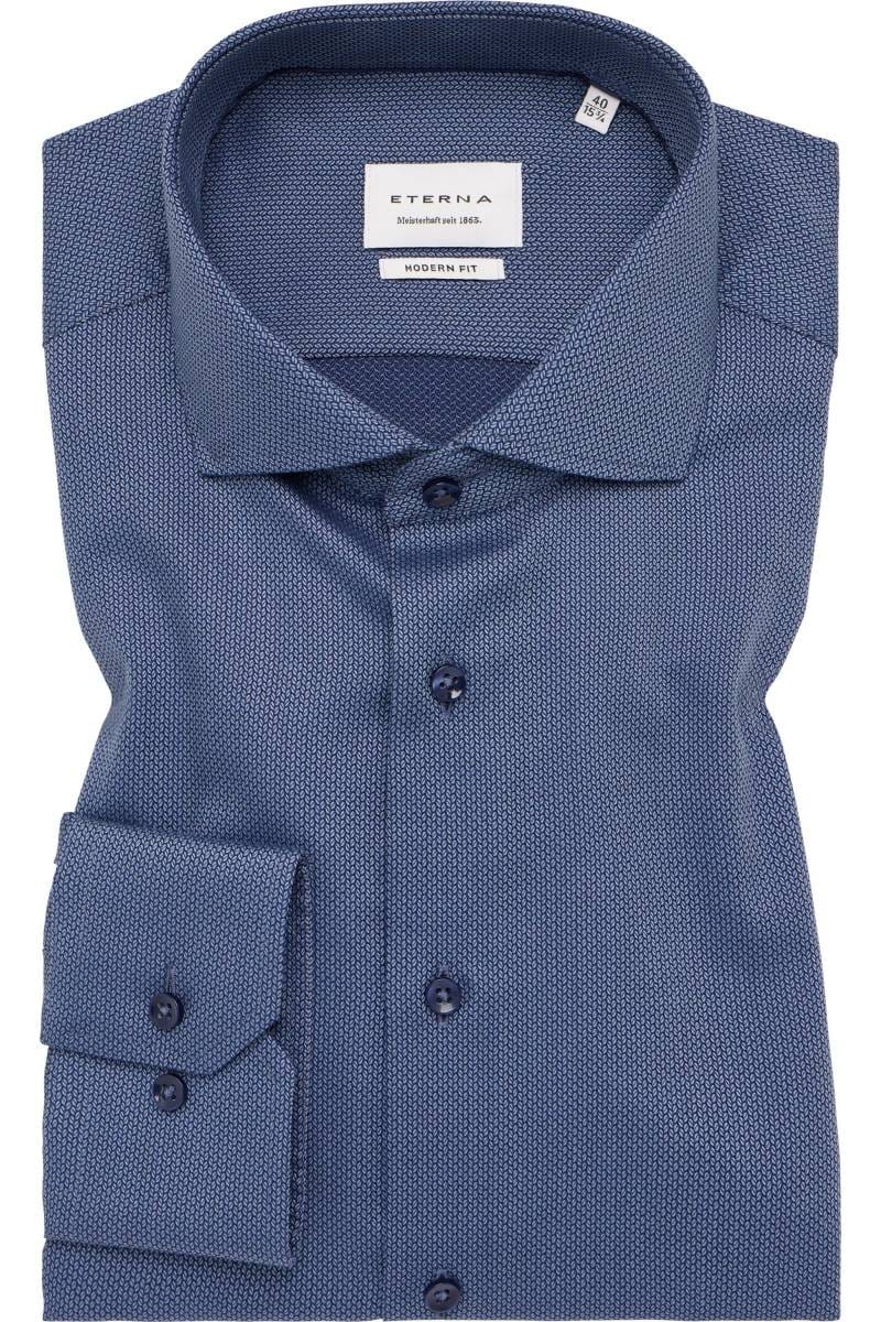 ETERNA Modern Fit Hemd mehrfarbig, Strukturiert
