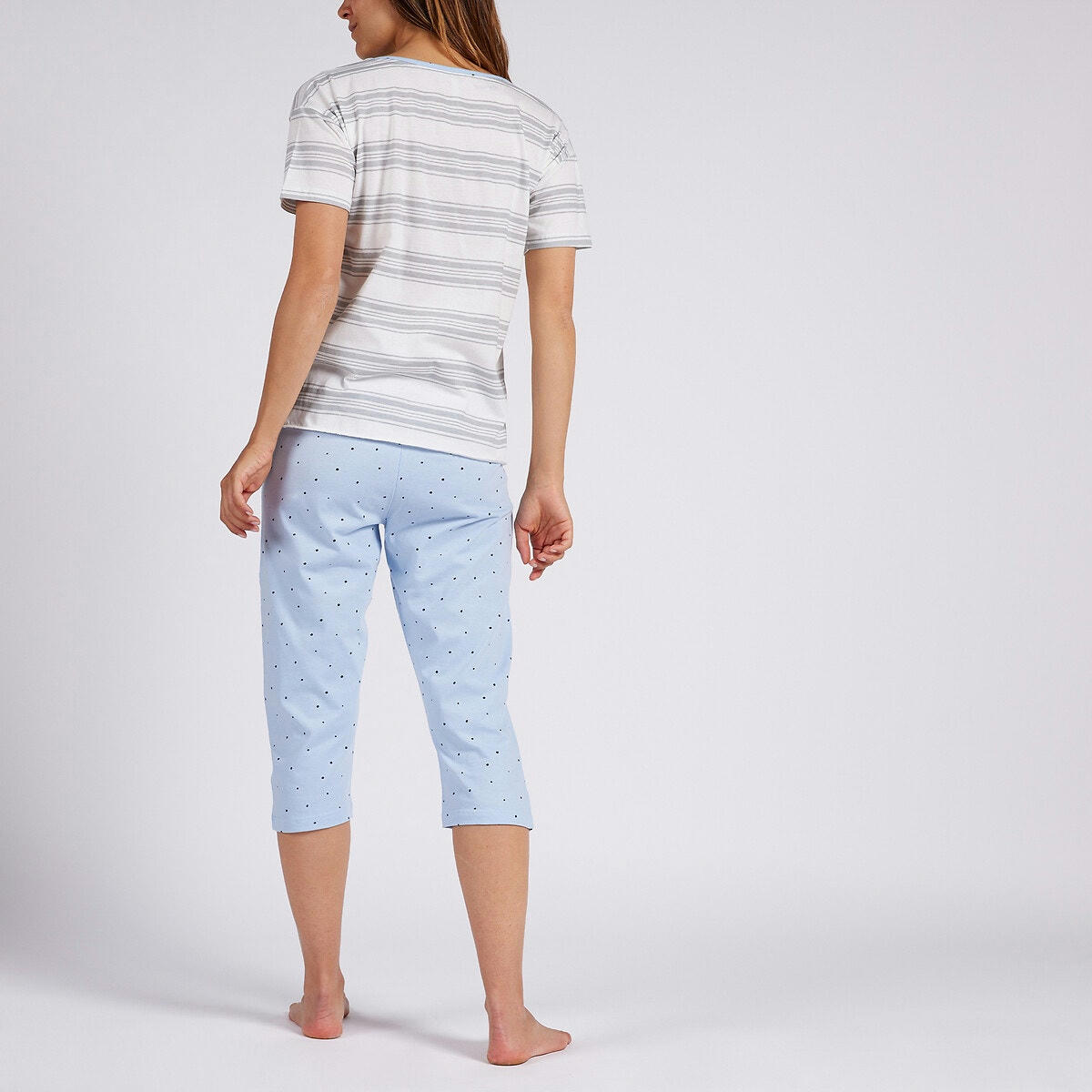 Pyjama corsaire en coton Clapotis