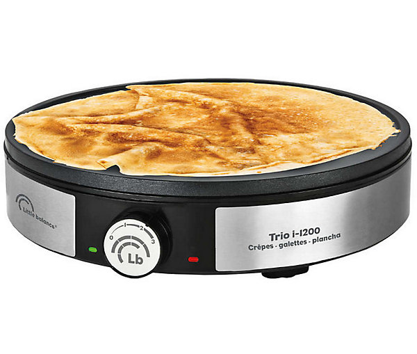 Crêpière 30cm 1200w inox Little Balance 8383 trio i-1200