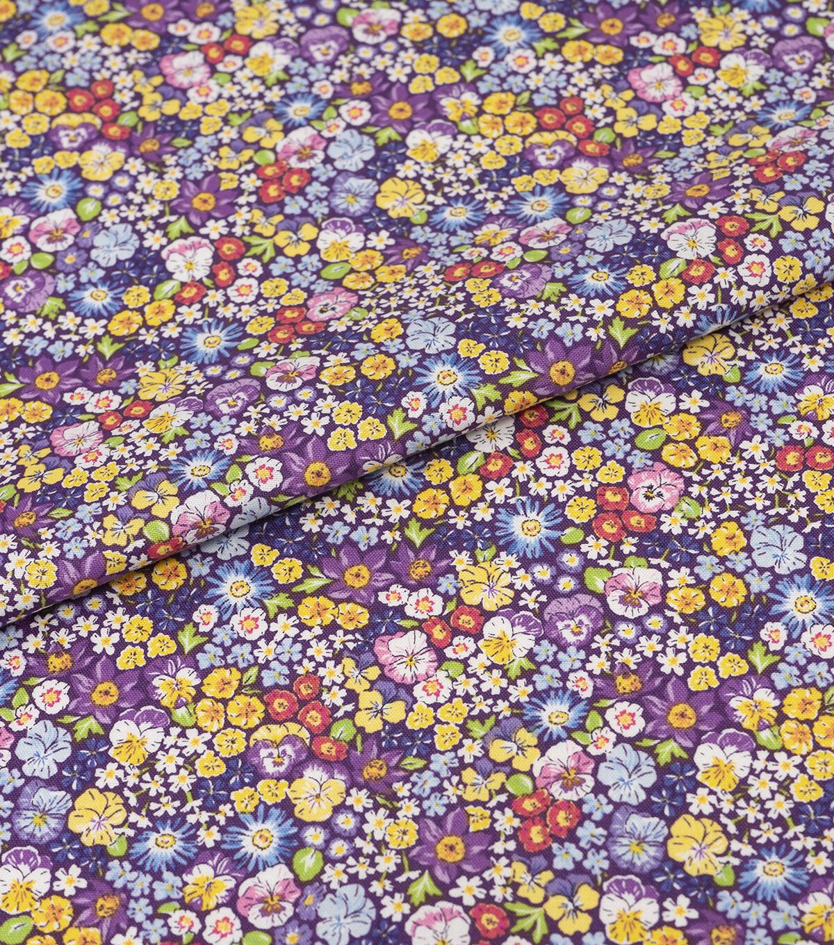Pansy Floral Cotton Fabric by Keepsake Calico