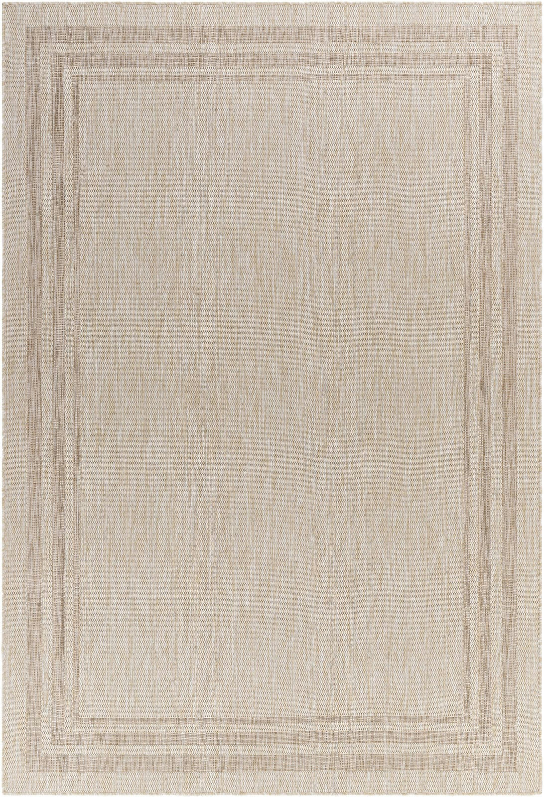 GEORGIA - Tapis d'Extérieur/Intérieur Effet Jute Sable/Beige 160x213