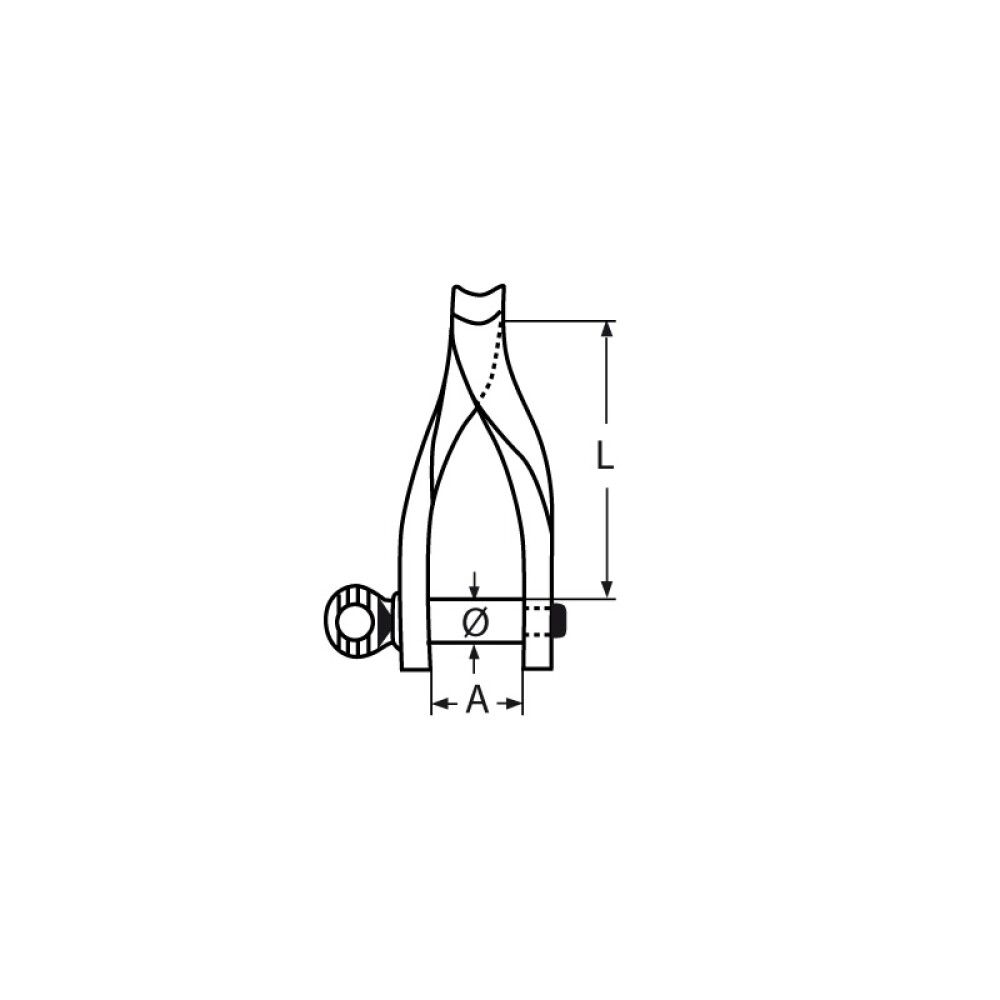 SJAKKEL MARINETECH 5X30MM
