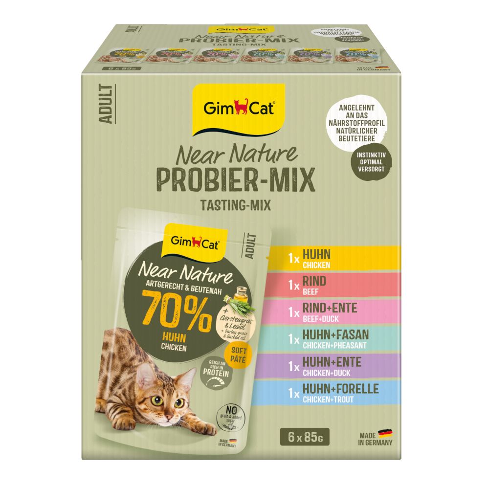 GimCat Near Nature Trial Pack 6 x 85g