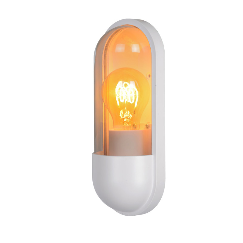 Applique extérieure Capsule blanche E27 15 W LUCIDE