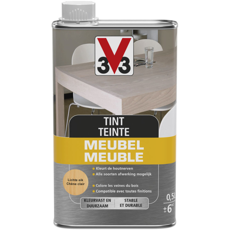 Teinte Meuble Deco chêne clair mat 0,5 L V33