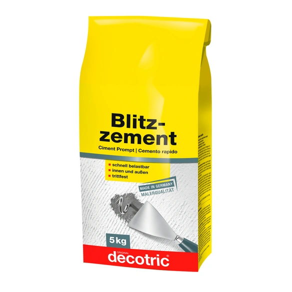 Blitzzement, 5 kg, grau