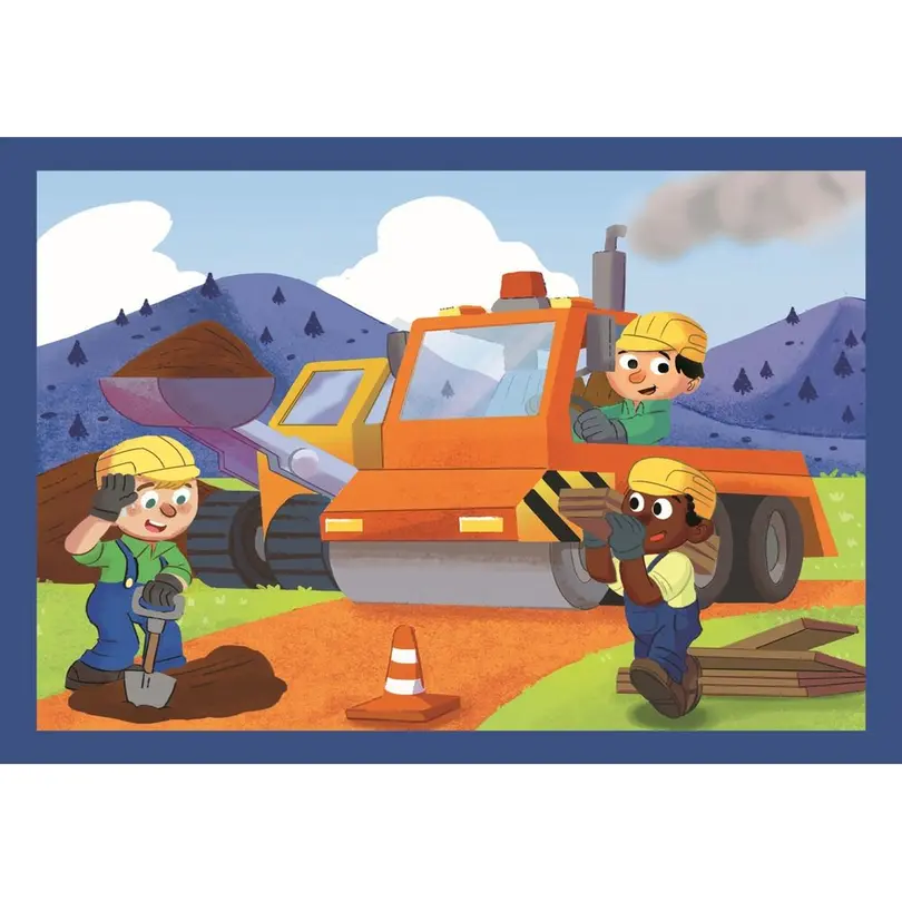 Puzzle 4er-Set Arbeit
