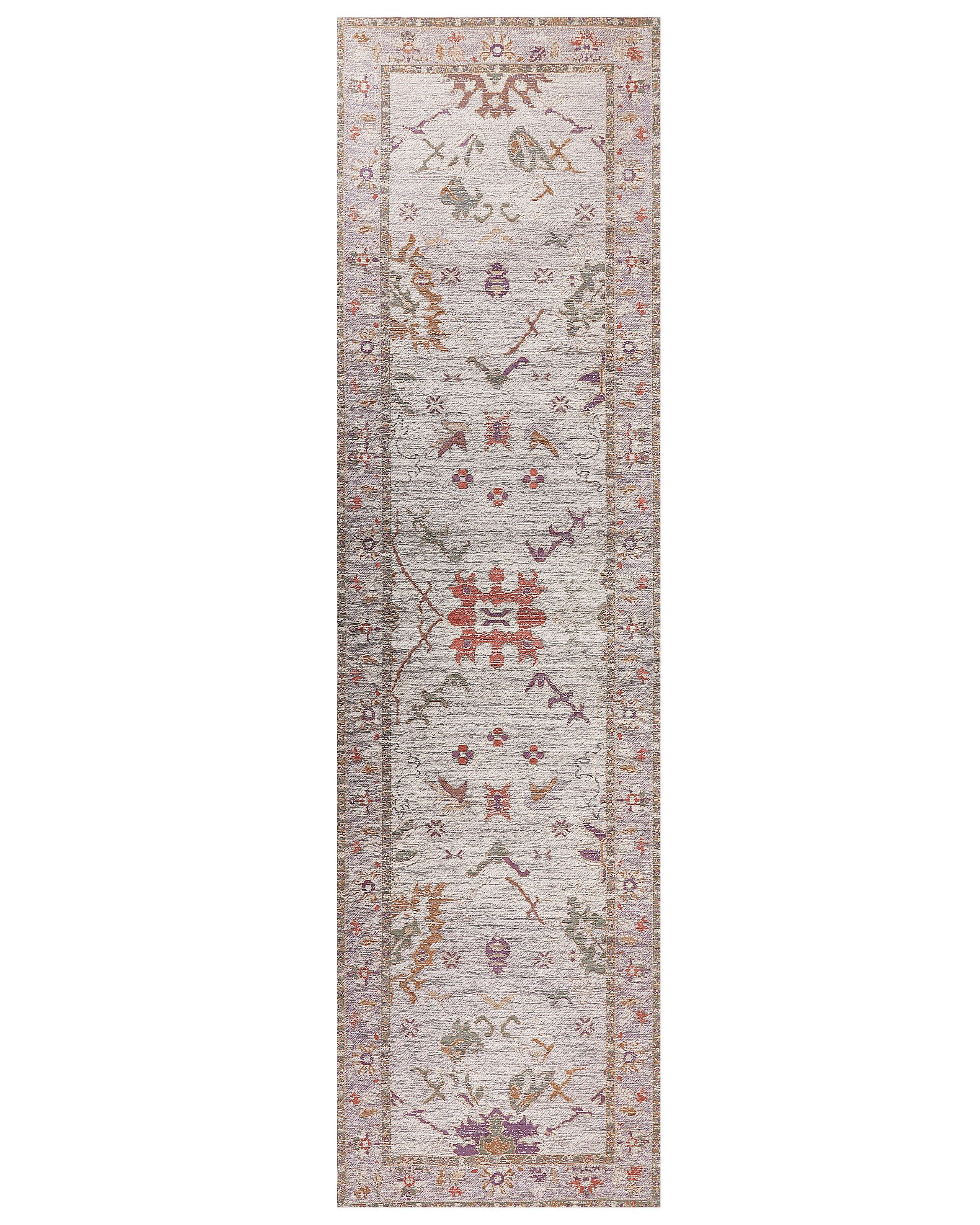 Dywan chodnik do przedpokoju 80x300 cm beżowy