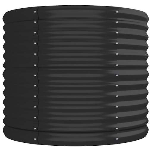 NNEVL Garden Raised Bed Powder-Coated Steel 296x80x68 cm Anthracite