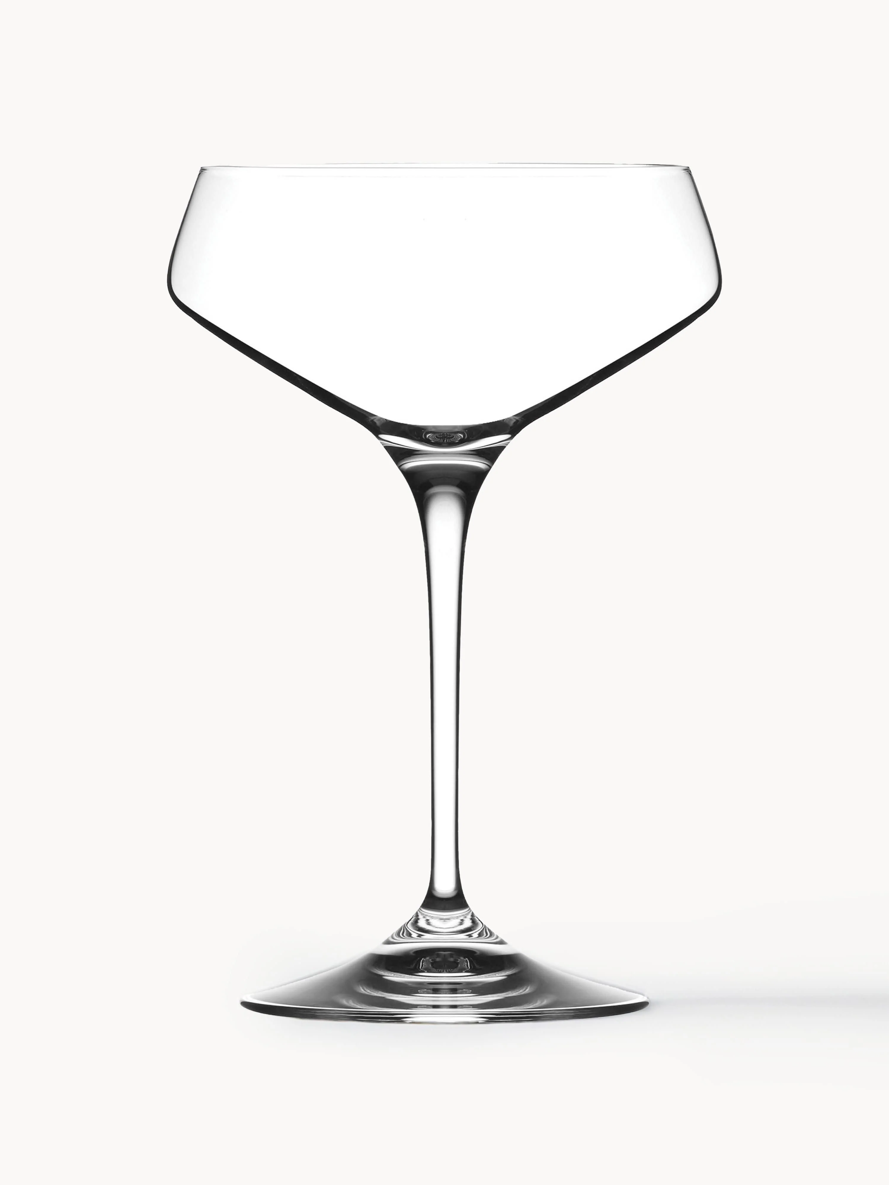 Kristall-Champagnerschalen Aria, 6er-Set