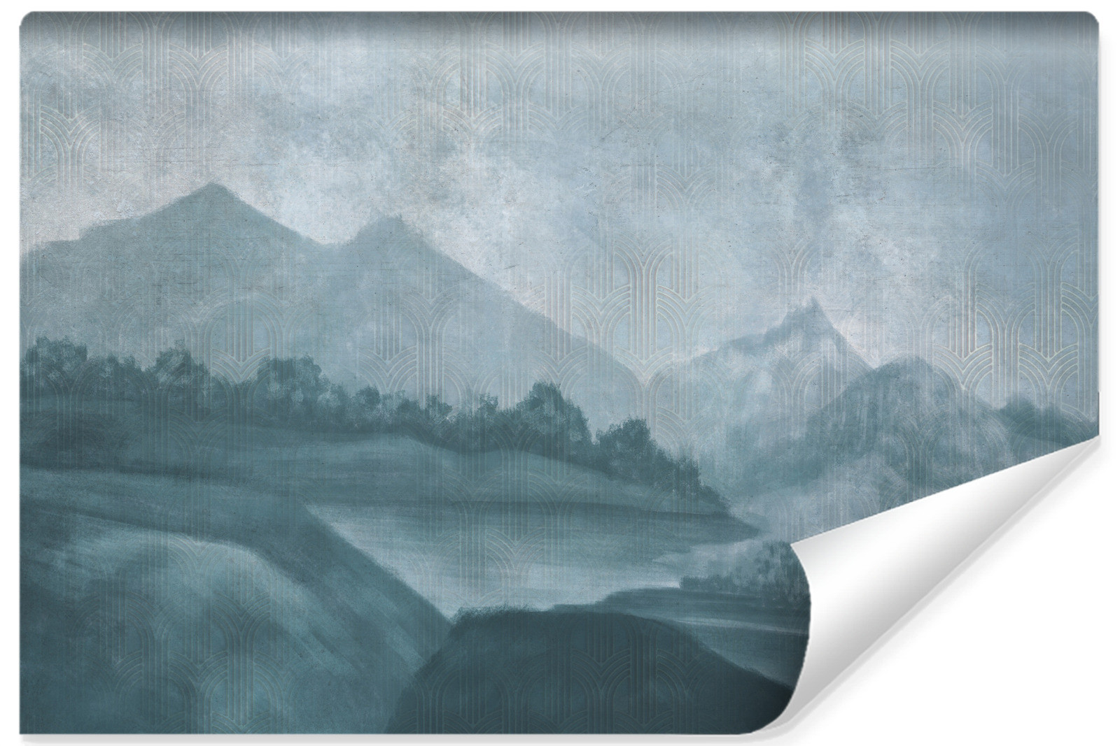 Fototapeta Górski Krajobraz We Mgle 90x60cm