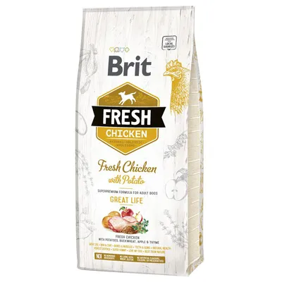 Brit Fresh Chicken with Potato Adult Great Life