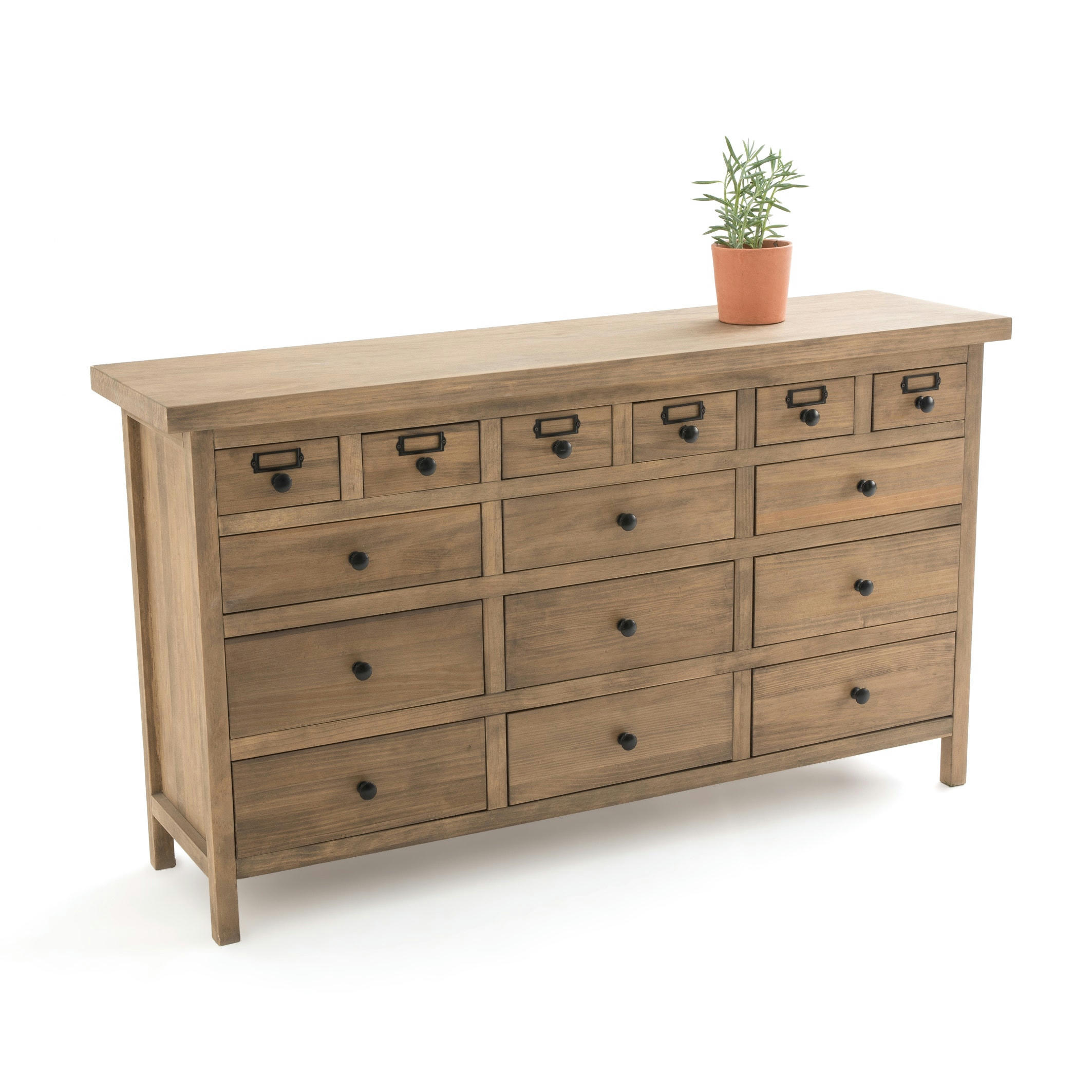 Buffet meuble de métier 15 tiroirs, Lunja