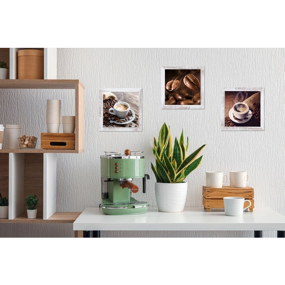 Gerahmtes Bild, Cheb ca. 23x23cm, 3er Set 34
