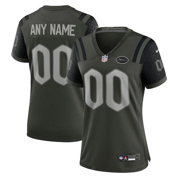 New York Jets Nike Women's 2025 Rivalries Collection Custom Game Jersey - Gotham Green