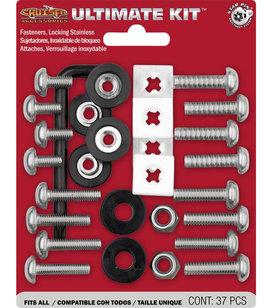 Ultimate License Plate Lock Fastener Kit