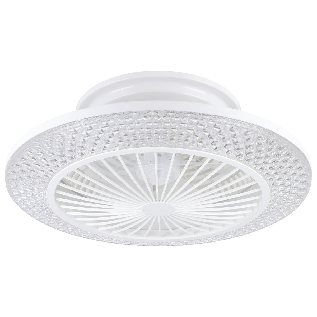 EGLO plafondventilator met lamp Manzanilla