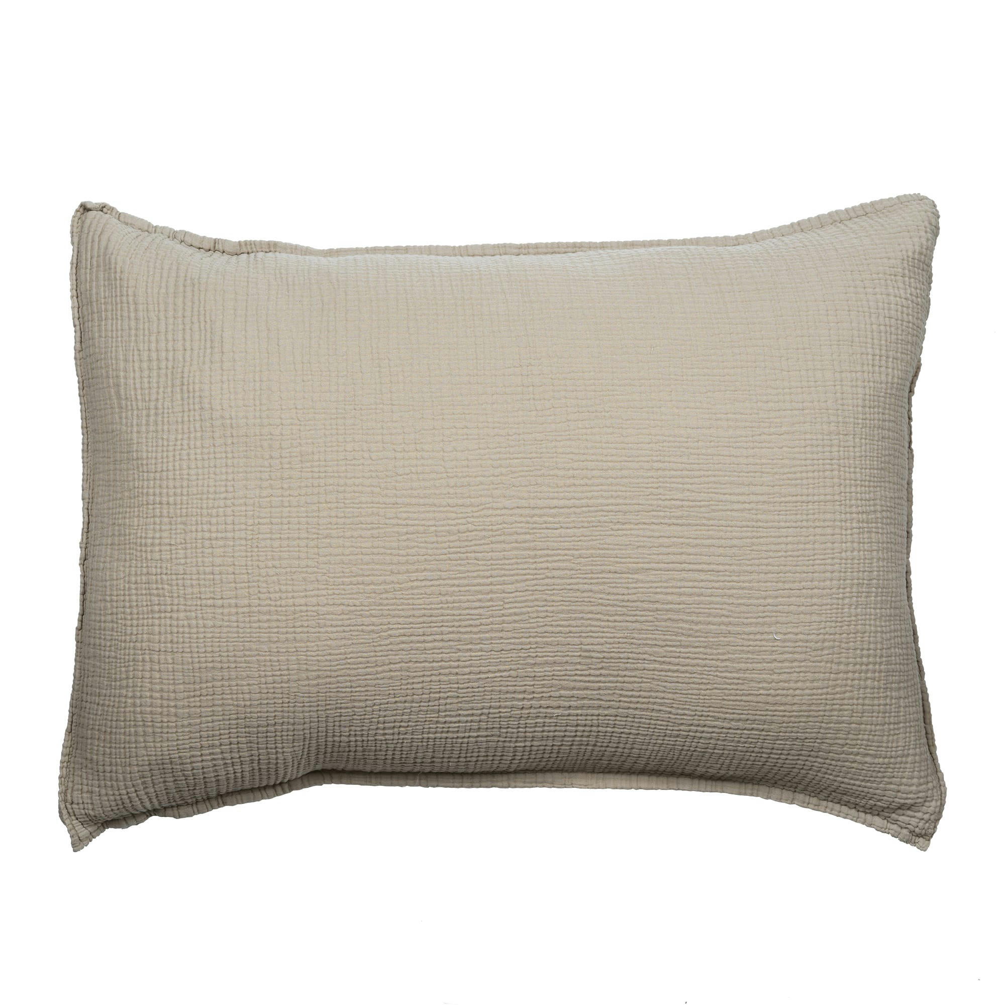 GAZE DE COTON - Taie d'oreiller gaze de coton grège 50X70 CM