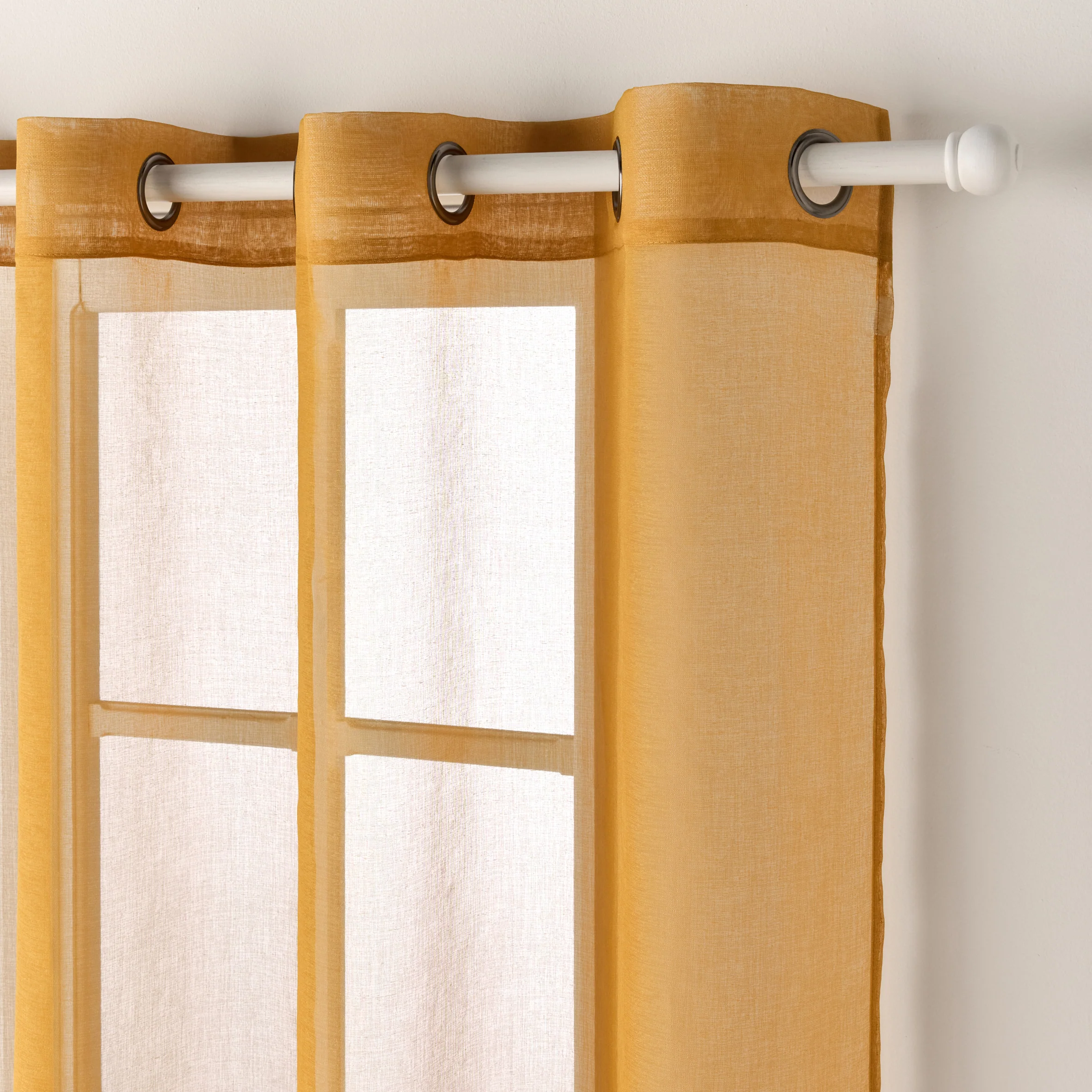 Voilage ZEPHYR coloris miel 160 x 240 cm