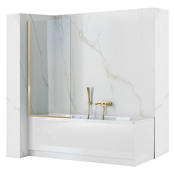 Pare-Baignoire Rea Elegant 70 Gold