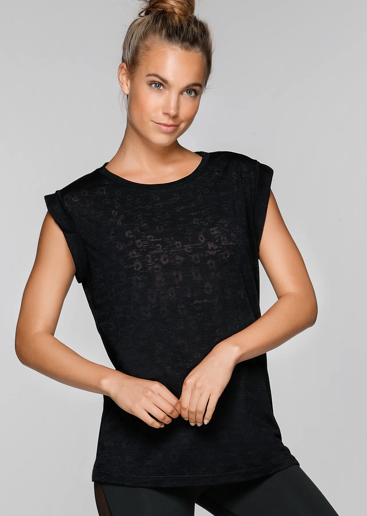 Pretty Leopard Burnout Tee